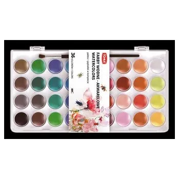 Set školních potřeb Farbki wodne paleta 36 kolorów TOMA