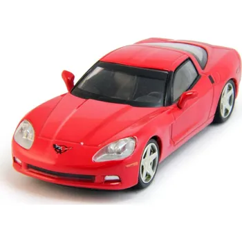 autíčko Chevrolet Corvette Z51 coupe 1:43 - Superauta DeAgostini časopis s modelem #6 Chevrolet Corvette Z-51 coupe - kovový model auta z časopisu Superkary - Superauta