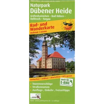 Naturpark Dübener Heide, Gräfenheinichen - Bad Düben - Delitzsch - Torgau 1:60 000