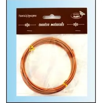 Set školních potřeb Drut aluminiowy brązowy 2 mm op. 3m, Galeria Hobby