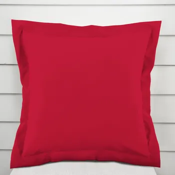 Povlak na polštářek Dekorační povlak na polštář s lemem Rongo RG-060 Červený 30 x 50 cm