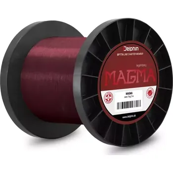 Monofil Delphin MAGMA / bordový 0,203mm 3,8kg 5000m
