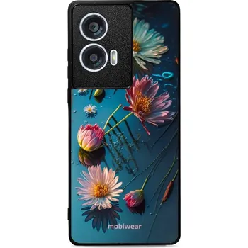 Pouzdro na mobilní telefon Lesklý kryt Mobiwear Glossy - Motorola Edge 50 Fusion - G013G Květy na hladině (Prémiové lesklé pouzdro, obal, kryt Mobiwear Glossy na mobil Motorola Edge 50 Fusion - G013G Květy na hladině, materiál Plast + TPU silikon - krytí po všech stranách,)