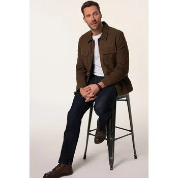 Moto bunda JP1880, Plus size Kožená bunda JP1880, jehněčí nubuková kůže, límeček, do 7XL pro plnoštíhlé nadměrná velikost, 838269334-1453, hnědý, 4XL, Plus size oblečení, Oblečení pro vysoké muže, Nadměrné velikosti, Oblečení pro plnoštíhlé.