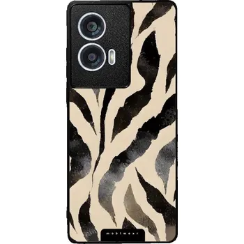 Pouzdro na mobilní telefon Lesklý kryt Mobiwear Glossy - Motorola Edge 50 Fusion - GA53G Zebří (Prémiové lesklé pouzdro, obal, kryt Mobiwear Glossy na mobil Motorola Edge 50 Fusion - GA53G Zebří, materiál Plast + TPU silikon - krytí po všech stranách, neošoupatelný potisk, tenké)