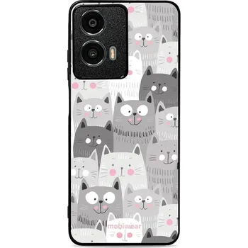 Pouzdro na mobilní telefon Lesklý kryt Mobiwear Glossy - Motorola Moto G24 Power - G045G - Kočičky (Prémiové lesklé pouzdro, obal, kryt Mobiwear Glossy na mobil Motorola Moto G24 Power - G045G - Kočičky, materiál Plast + TPU silikon - krytí po všech stranách, neošoupatelný potisk,)