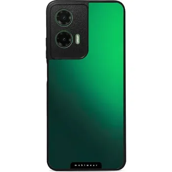 Pouzdro na mobilní telefon Lesklý kryt Mobiwear Glossy - Motorola Moto G35 5G - G061G Zelený odstín (Prémiové lesklé pouzdro, obal, kryt Mobiwear Glossy na mobil Motorola Moto G35 5G - G061G Zelený odstín, materiál Plast + TPU silikon - krytí po všech stranách, neošoupatelný potisk
