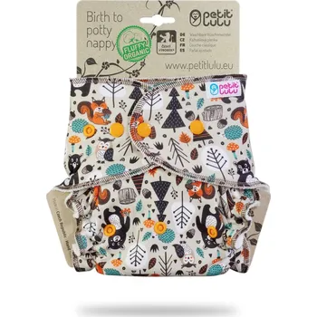 Plenkové kalhoty Kamarádi z lesa - kalhotková plena pat