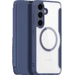 Etui Dux Ducis Skin X Pro na Samsung Galaxy S24+ z MagSafe i klapką - niebieskie
