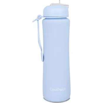 Láhev Bidon silikonowy 600 ml Pump Pastel Powder Blue Coolpack, Patio
