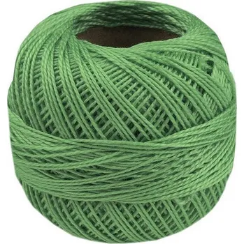 Příze Vyšívací příze Perlovka Niťárna Varianta: 6852 zelená lahvová, Balení: 10 ks