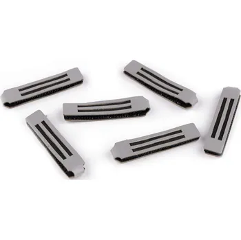 Reflexní poutko / taháček na jezdce Varianta: 2 (50 mm) šedá reflexní, Balení: 6 ks