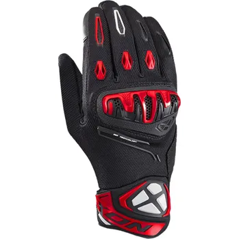 Moto rukavice Rukavice na motorku IXON Mirage Air černo-bílo-červená M