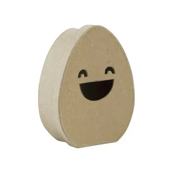 Set školních potřeb Pudełko w kształcie jajka z uśmiechem 12 x 10 x 4 cm BT067C, Decopatch