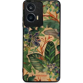 Pouzdro na mobilní telefon Lesklý kryt Mobiwear Glossy - Motorola Moto E14 - G036G - Sukulenty (Prémiové lesklé pouzdro, obal, kryt Mobiwear Glossy na mobil Motorola Moto E14 - G036G - Sukulenty, materiál Plast + TPU silikon - krytí po všech stranách, neošoupatelný potisk, tenké)