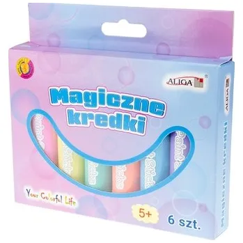 Set školních potřeb Magiczne kredki 6-kol. MK-7116 pastelowe, Aliga