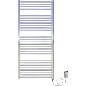 Radiátor ELVL Bitherm elektrický nerezový radiátor BNIT.ER 450 x 950 mm ELVL2383 Varianta: Pravá, Barva ELVL Bitherm: Kartáčovaný nerez