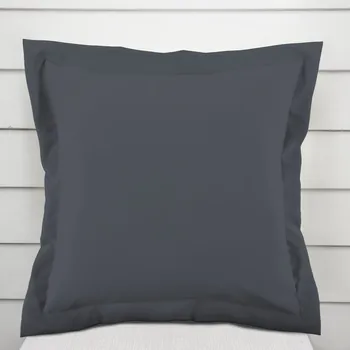 Povlak na polštářek Dekorační povlak na polštář s lemem Rongo RG-017 Tmavě šedý 30 x 50 cm