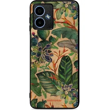 Pouzdro na mobilní telefon Lesklý kryt Mobiwear Glossy - Motorola Moto G14 - G036G - Sukulenty (Prémiové lesklé pouzdro, obal, kryt Mobiwear Glossy na mobil Motorola Moto G14 - G036G - Sukulenty, materiál Plast + TPU silikon - krytí po všech stranách, neošoupatelný potisk, tenké)