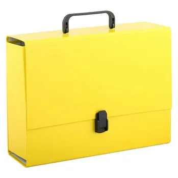 Archivační box Teczka z rączką A4 10cm pastel. żółta, Penmate