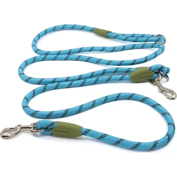Vodítko pro psa Vsepropejska Lasky přepínací vodítko pro psa | 270 cm Barva: Modrá, Délka vodítka: 230 cm