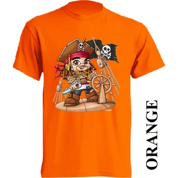 detske-levne-bavlnene-tricko-potisk-johnny-deep Barva: Orange - oranžová, velikost: 164