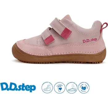 Dívčí polobotky Celoroční obuv DDstep barefoot S063-51483CL Pink dívčí Velikost: 36