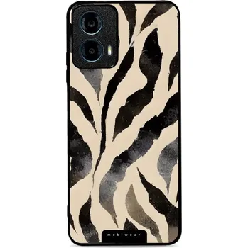 Pouzdro na mobilní telefon Lesklý kryt Mobiwear Glossy - Motorola Moto G34 5G - GA53G Zebří (Prémiové lesklé pouzdro, obal, kryt Mobiwear Glossy na mobil Motorola Moto G34 5G - GA53G Zebří, materiál Plast + TPU silikon - krytí po všech stranách, neošoupatelný potisk, tenké proveden