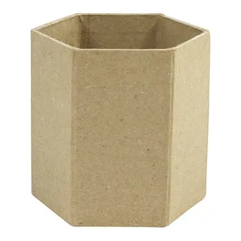 Set školních potřeb Pojemnik na przybory biurowe kubek heksagonalny 8 x 8 x 7 cm AC794 C, Decopatch