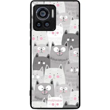 Pouzdro na mobilní telefon Lesklý kryt Mobiwear Glossy - Motorola Edge 30 Ultra - G045G - Kočičky (Prémiové lesklé pouzdro, obal, kryt Mobiwear Glossy na mobil Motorola Edge 30 Ultra - G045G - Kočičky, materiál Plast + TPU silikon - krytí po všech stranách, neošoupatelný potisk,)
