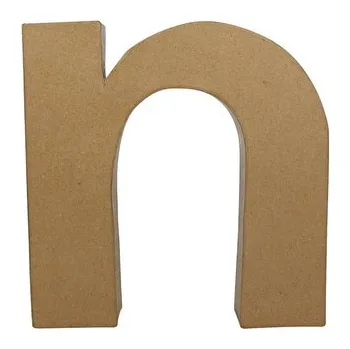 Litera fantazyjna "N" z masy papierowej AC407, Decopatch