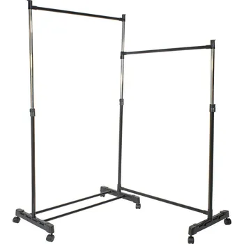 Věšák HomeLife Pojízdný stojan na šaty Twin