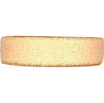 Stuha Stuha MESH PEACH floristická síťka krémová 25mm x 25m (Stuha síťovaná, floristická, barva krémová)