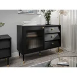 Komoda Aurezi 100, Barva: černá MIRJAN 5903211384851