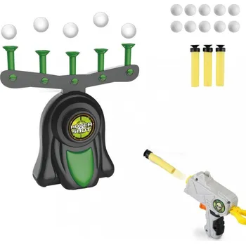 Dětská zbraň Pistole na pěnové náboje s pohyblivým terčem