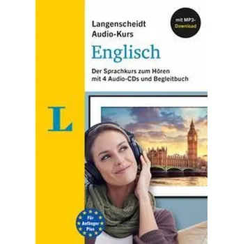 Německý jazyk Langenscheidt Audio-Kurs Englisch mit 4 Audio-CDs und Begleitbuch
