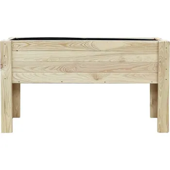 Truhlík Vyvýšený dřevěný truhlík 90 cm - borovice