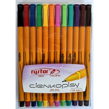 Cienkopisy RC-04 kpl. 12-kol. 403-120, Rystor