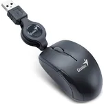 GENIUS Micro Traveler V2/Cestovní/Optická/1 200 DPI/Drátová USB/Černá 31010125105