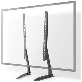 Nedis TVSM1050BK - TV Stojan Fixní| 13-70 " | Maximální hmotnost obrazovky: 50 kg | Nastavitelné výšky | Ocel | Černá