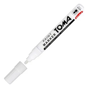 Marker olejny Medium 2.5 mm biały 440, Toma