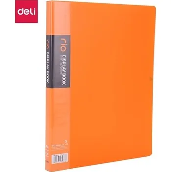 Kancelář Album ofertowy A4 30 koszulek Rio pomarańczowy, Deli