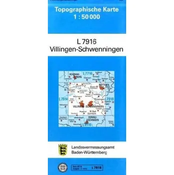 Topographische Karte Baden-Württemberg, Zivilmilitärische Ausgabe - Villingen-Schwenningen