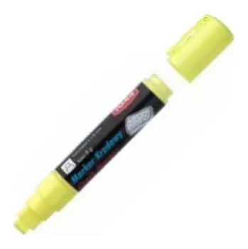 Marker kredowy końc. 8 x 15 mm żółty, 290, Toma