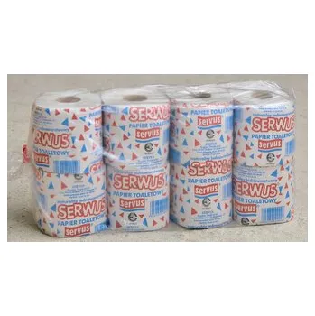 Podlahový mycí stroj Papier toaletowy 1-warstwowy 8 rolek, Serwus