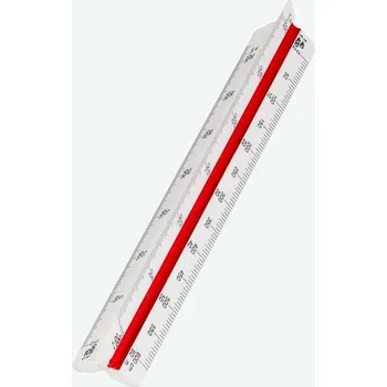 Set školních potřeb Linijka skalówka trójkątna 15 cm nr 12, Leniar