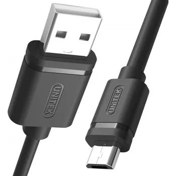USB hub Unitek kabel USB 2.0 - micro USB M/M 2.0m černý [Y-C455GBK]