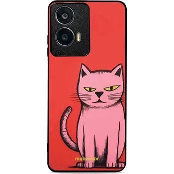 Pouzdro na mobilní telefon Lesklý kryt Mobiwear Glossy - Motorola Moto E14 - G054G Kocourek (Prémiové lesklé pouzdro, obal, kryt Mobiwear Glossy na mobil Motorola Moto E14 - G054G Kocourek, materiál Plast + TPU silikon - krytí po všech stranách, neošoupatelný potisk, tenké proveden