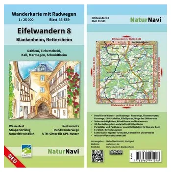 Eifelwandern 8 - Blankenheim, Nettersheim 1 : 25 000
