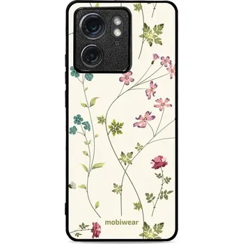 Pouzdro na mobilní telefon Lesklý kryt Mobiwear Glossy - Motorola Edge 40 - G035G - Tenké rostlinky s květy (Prémiové lesklé pouzdro, obal, kryt Mobiwear Glossy na mobil Motorola Edge 40 - G035G - Tenké rostlinky s květy, materiál Plast + TPU silikon - krytí po všech stranách,)